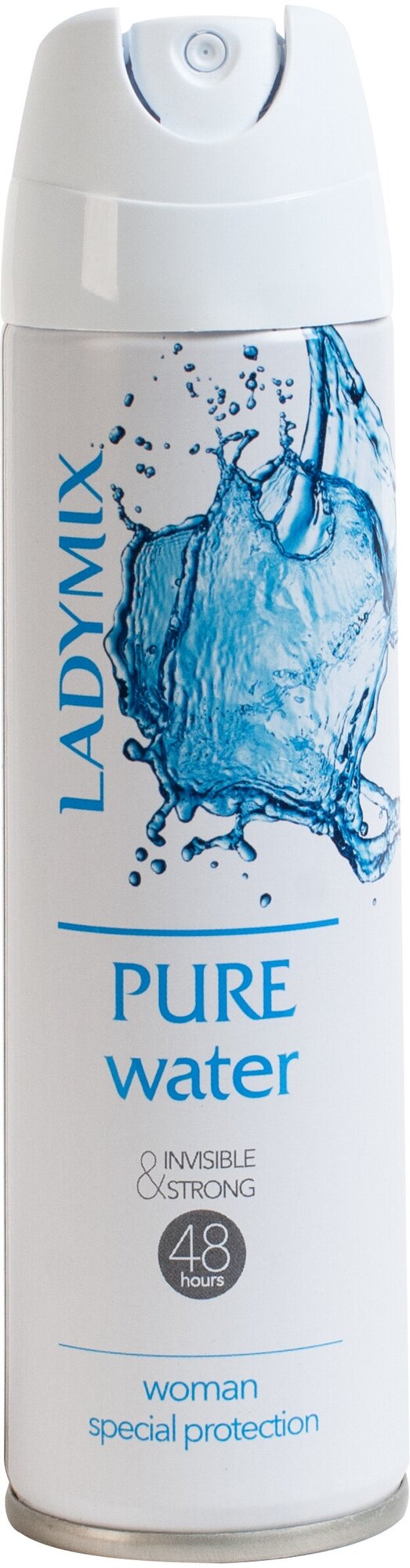 Део-боди спрей LADYMIX женский Pure water, 150 мл