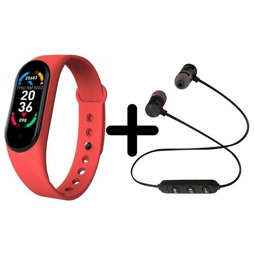 Умные часы BandRate Smart BRSM66BR-SET1 с беспроводными наушниками будильником мониторингом сна 285000₽