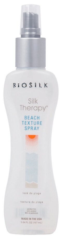 Biosilk Текстурирующий спрей для волос Silk Therapy Beach Texture, 167 мл