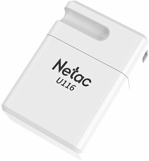 Флешка Netac U116, 32 ГБ, USB 3.2 Gen1, белый (NT03U116N-032G-32WH) — фото 1