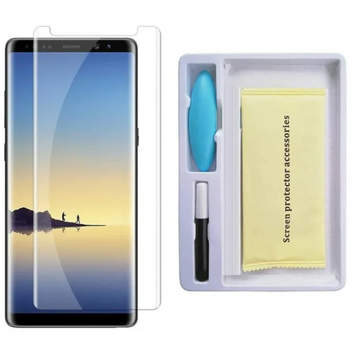 Защитное стекло UV комплект для Samsung Galaxy S10 Plus (клей, лампа)