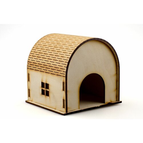 Вака Домик для грызунов деревянный, Бунгало, малое вака домик для грызунов деревянный домик средний с лесенкой 15х7х7 см