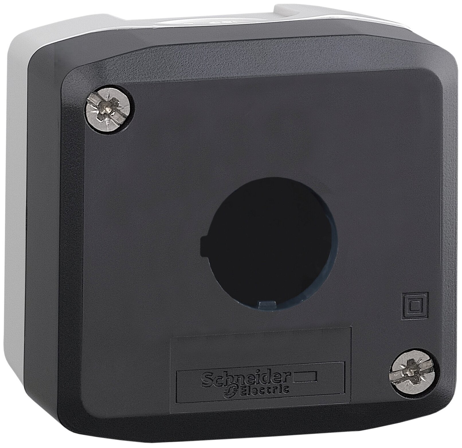 фото Корпус (пустой) для устройств управления и сигнализации (постов кнопочных) Schneider Electric XALD01