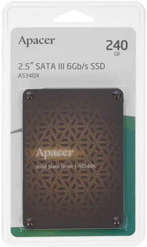 Накопитель SSD Apacer AS340 Panther 240Gb (AP240GAS340XC-1) - фото №3