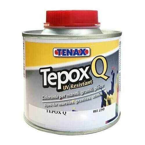 Краситель жидкий TENAX TEPOX-Q для эпоксидных смол и пропиток NERO (чёрный), 0,25 л