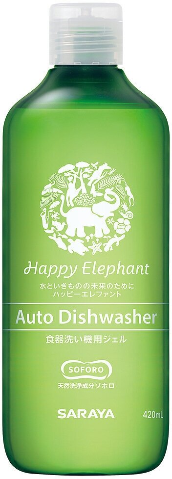 Happy Elephant Средство для мытья посуды (посудомоечных машин) бутылка 420 мл