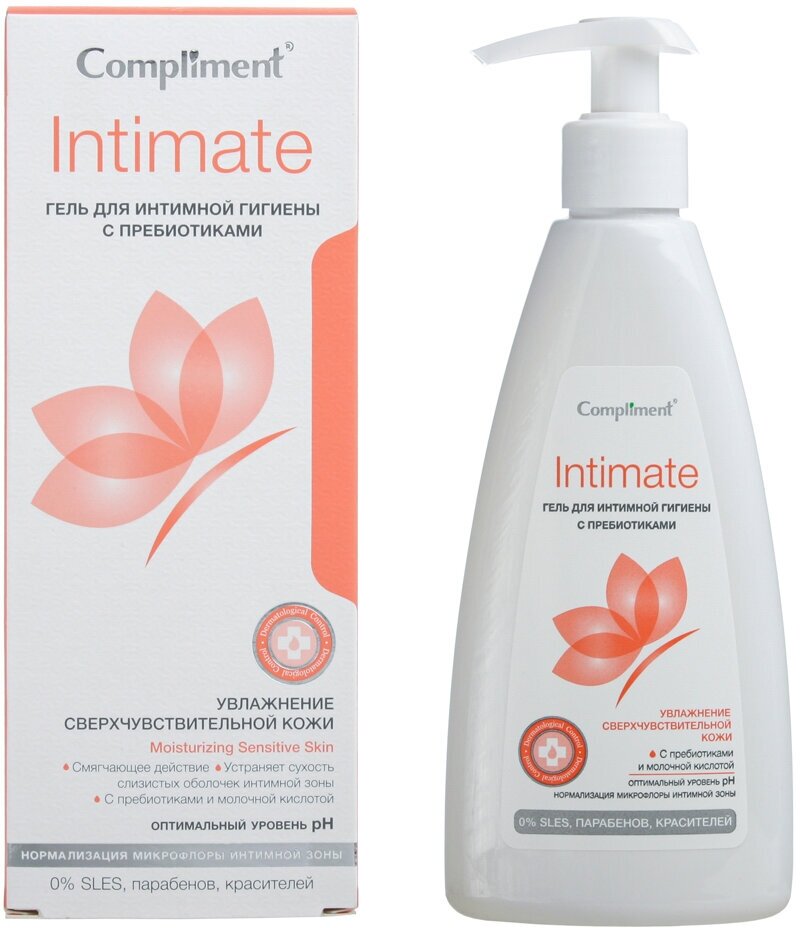Гель для интимной гигиены Intimate с пребиотиками Compliment 250 мл ООО ТИМЕКС ПРО - фото №11