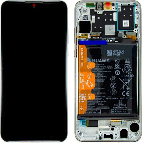 Дисплей для Huawei P30 Lite + тачскрин в сборе 02352RQC, оригинал