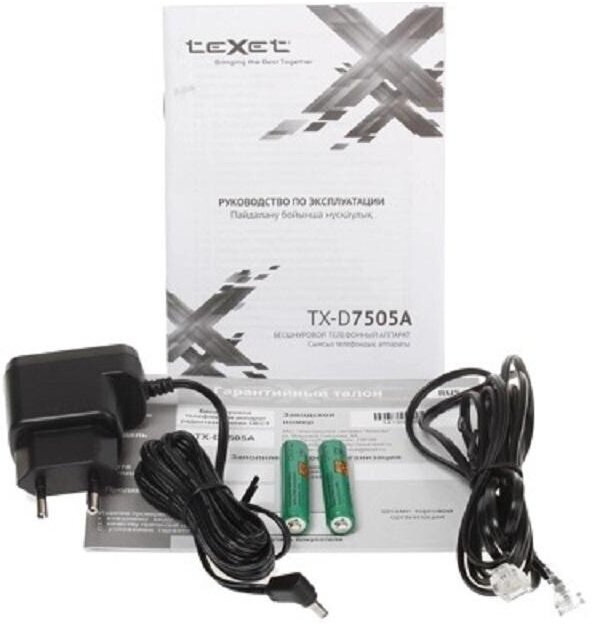 Радиотелефон teXet TX-D7505A Black