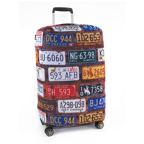 фото Чехол для чемодана ratel travel размер m license plates