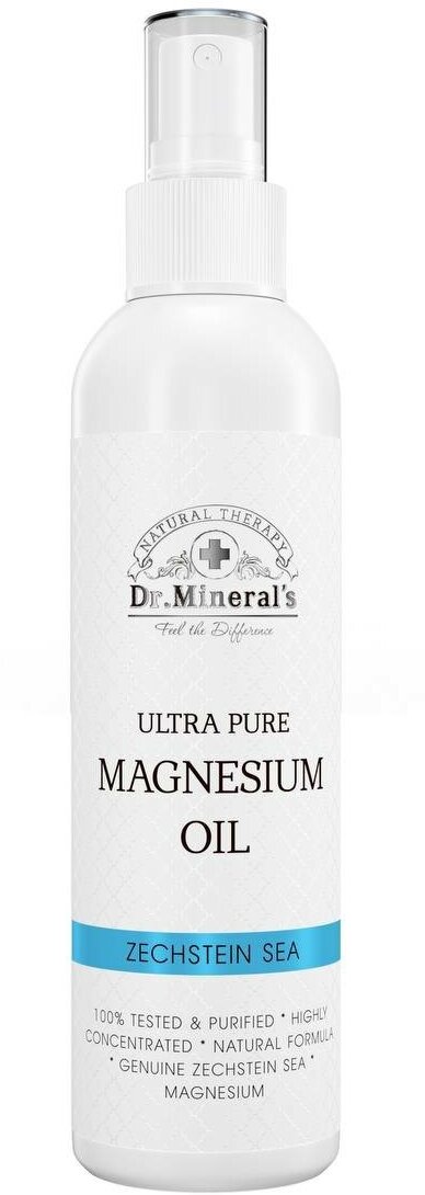 Dr. Mineral's, Магниевое масло Zechstein, магниевый спрей от боли в мышцах, для укрепления волос, флакон 250 мл