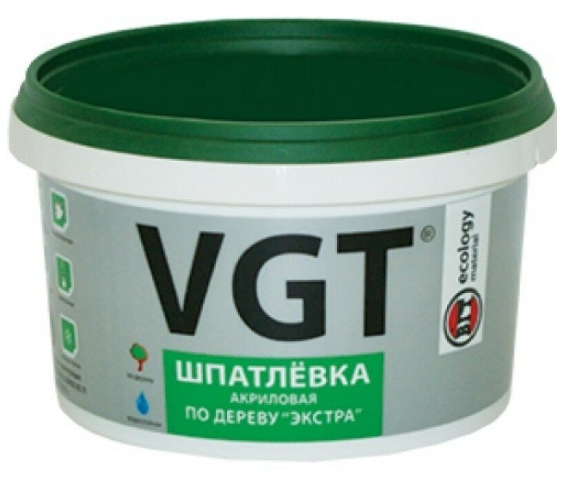 Шпатлевка по дереву VGT Экстра, акриловая, 0,3 кг, белая - фотография № 12