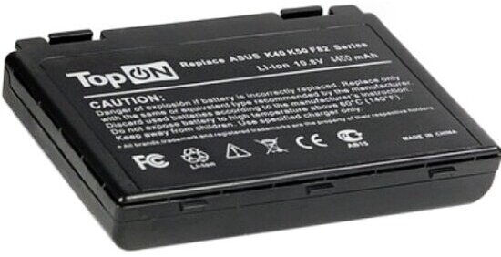 Аккумулятор TopON для ноутбуков Topon Asus A32-F82 11.1V 4400mAh