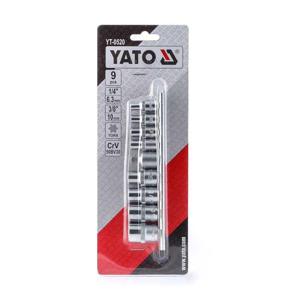 Набор головок YATO YT-0520 TORX 10 предметов