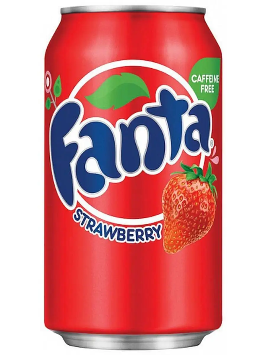 Газированный напиток Fanta Strawberry, США (6 шт. по 355 мл) - фотография № 2