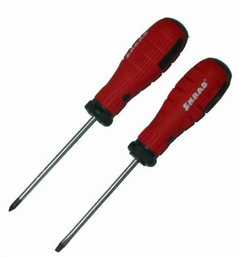 фото Отвертка SKRAB SL6х200 мм красно-черная