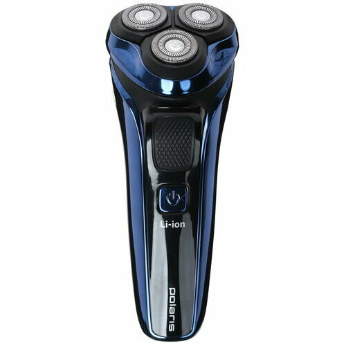 Электробритва Polaris PMR0304R черный, черный, синий