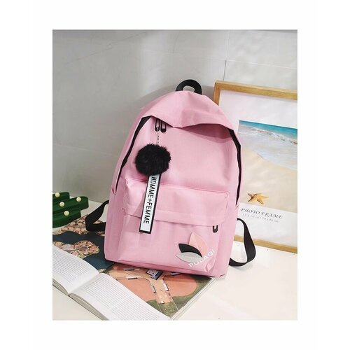 фото Простая маленькая сумка для школьников/ цвет: розовый китай