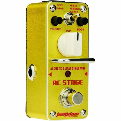 Гитарная педаль эффектов/ примочка Tomsline AAS-3 koogo lef 320 ac stage guitar pedal effect analog acoustic pedals for guitars guitarist analog effectors piezo standard jumbo