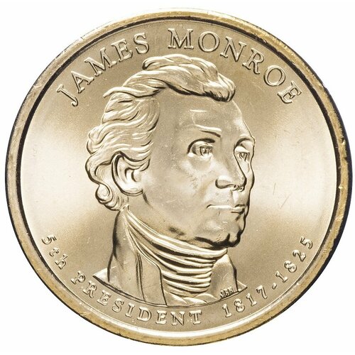 15d монета сша 2010 год 1 доллар джеймс бьюкенен 2010 год латунь unc (05d) Монета США 2008 год 1 доллар Джеймс Монро 2008 год Латунь UNC