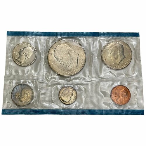 США, набор монет United States Uncirculated Coin Set 1976 г. монеты набор сша 1976 года оригинальные 1