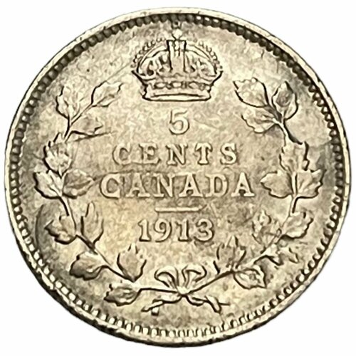 канада 5 центов 1960 г Канада 5 центов 1913 г.