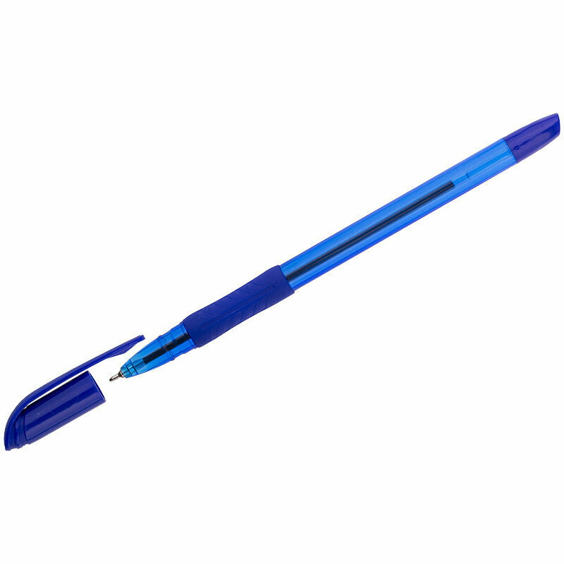 Ручка шариковая OfficeSpace "Nord" синяя, 0,7мм, грип, на масляной основе, штрихкод, 24 штук, 200995