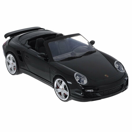 Коллекционная машинка Motormax Porsche 911 Turbo Cabriolet 1:18 porsche 911 масштаб 1 24 коллекционная модель автомобиля motormax 73222 red