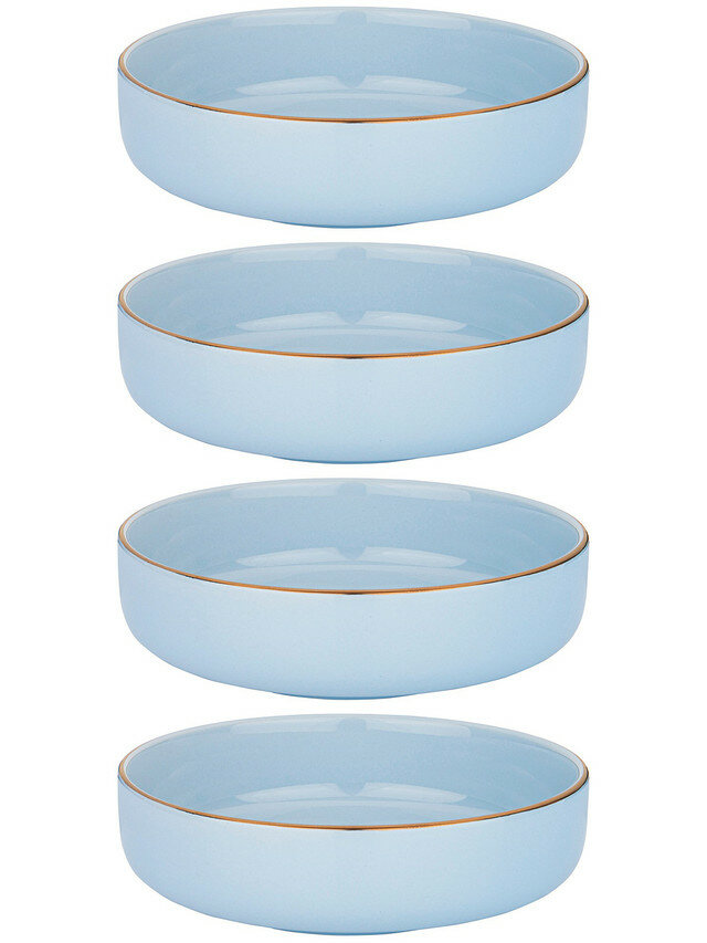 фото Набор салатников Bronco "Solo" 4шт, керамика, 850мл, 17,5см