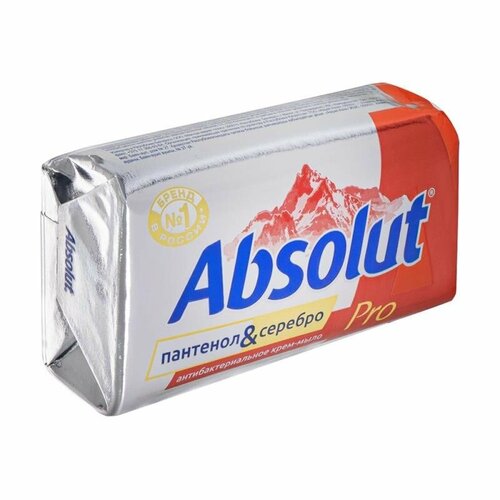 Туалетное мыло, Absolut, 90 г, в ассортименте - 2 штуки мыло туалетное absolut professional гранат 90 г