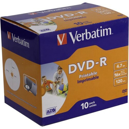 Диск DVD-R Verbatim 43521