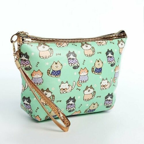 фото Косметичка 24х24 см, зеленый promarket