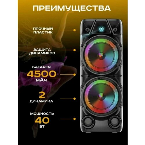 Колонка беспроводная музыкальная ZQS 8210