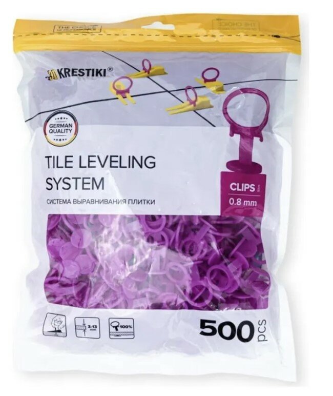 фото Зажим для укладки плитки 3D KRESTIKI 3D-STRONG