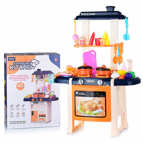 Игровой набор 353-30B Кухня в коробке детская кухня oubaoloon 43 аксессуара звук свет оранжевый в коробке 353 30b