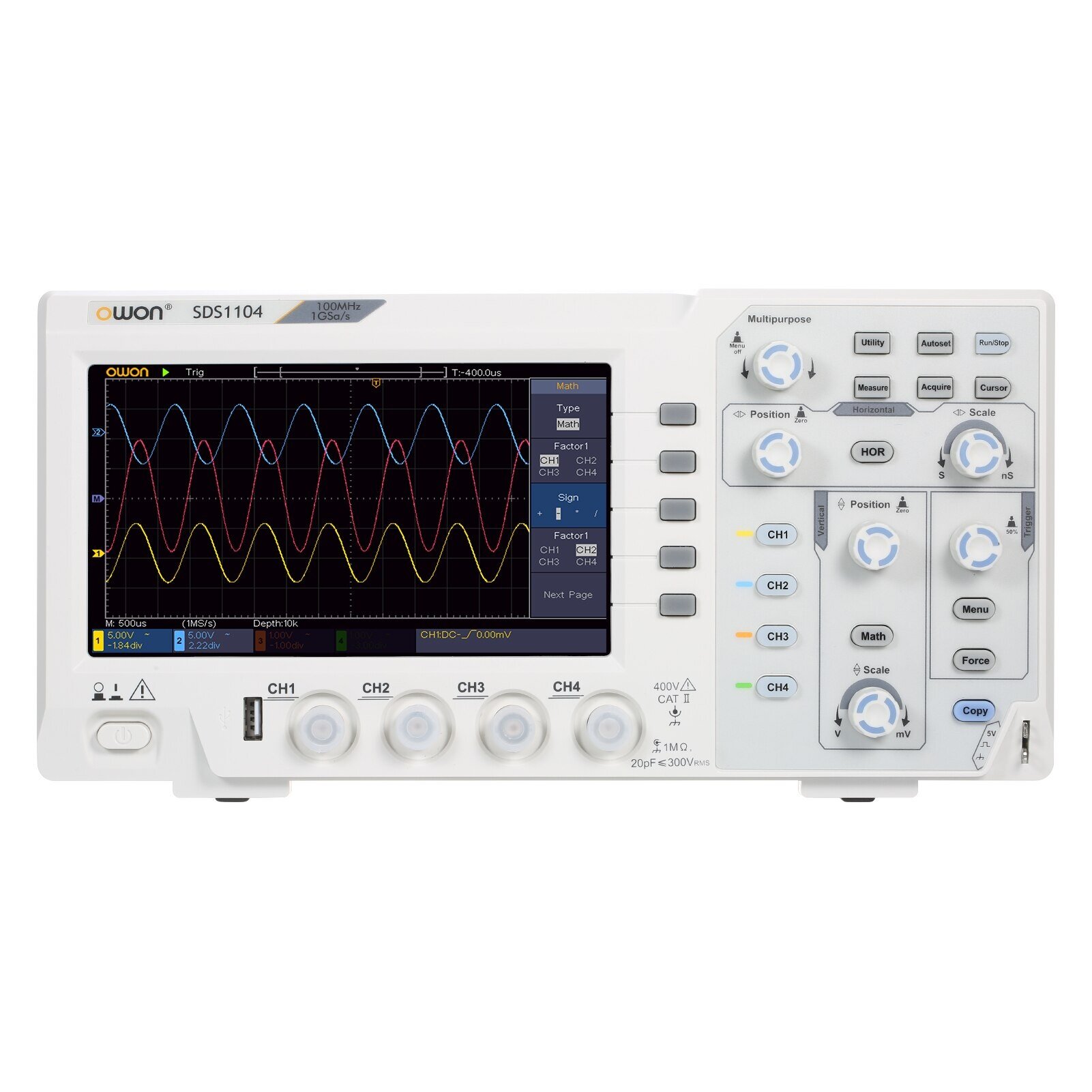 Цифровой осциллограф SDS1104