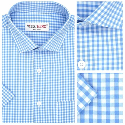 Рубашка Westhero, размер M, голубой