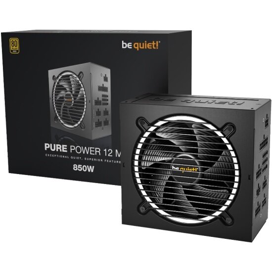 Блок питания be quiet! BE Quiet! Pure Power 12 M 850W Gold ATX 3.0 BN344