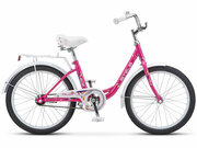 Детский велосипед Stels Pilot 205 C Z010, год 2023, цвет Красный-Розовый
