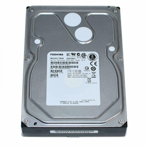 Жесткий диск Toshiba MK2001TRKB 2Tb SAS 35 HDD 2612000₽