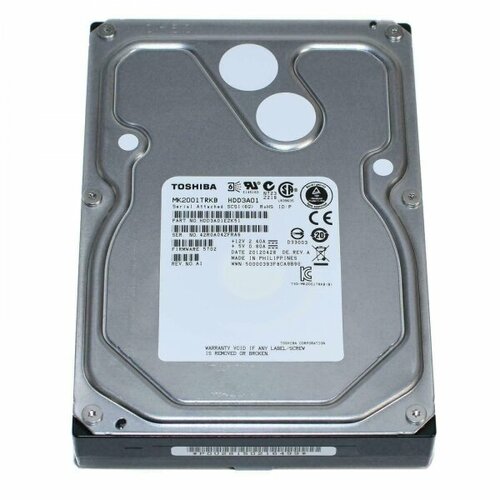 Жесткий диск Toshiba MK2001TRKB 2Tb SAS 3,5 HDD