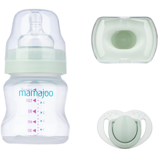 Подарочный набор Mamajoo 7123107 Mini Gift Set бутылочка 150 мл зеленый
