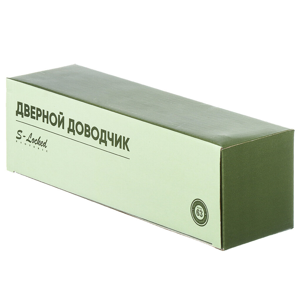 Доводчик дверной S-Locked, DZ-80-100, до 80 кг, чер, 121702 - фотография № 4