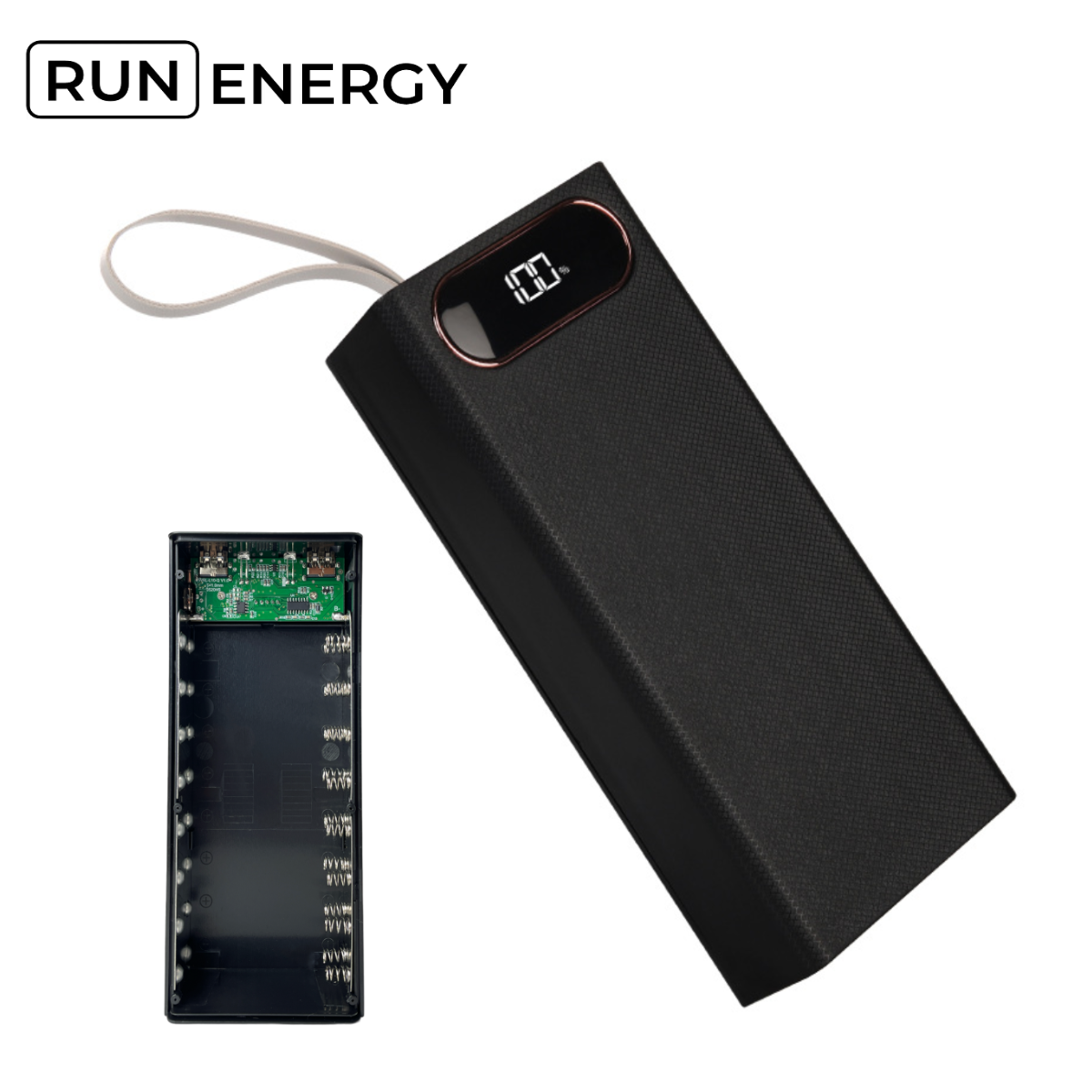 Корпус Run Energy для Power Bank 5В-2.1А/10Вт 16x18650 (L16)