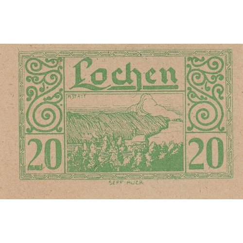 Австрия, Лохен 20 геллеров 1914-1920 гг. (№3) австрия лохен 20 геллеров 1914 1920 гг 1