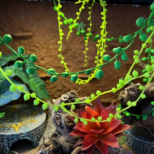 Искусственные лианы для декора, плющ для террариума, дома Simbel №79