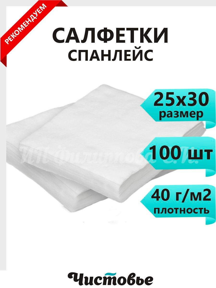 Салфетки Чистовье 30 x 25см 100шт