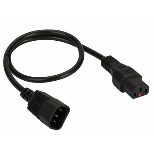 Шнур питания Lanmaster LAN-PP1314-15-BK C13-С14 проводник3x075мм2 15м 250В 10А упак1шт чер 910₽