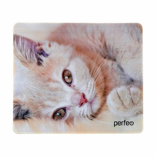 Коврик для мыши Perfeo Cat рис4 350x300x3 мм 552₽