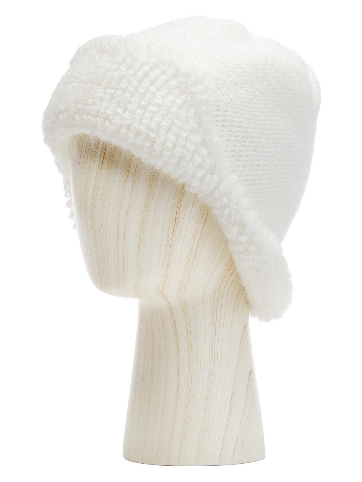 Шапка-ушанка LABBRA для женщин, размер 57, white